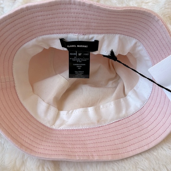NET Isabel Marant Haley Bucket Hat Light Pink - Picture 10 of 10